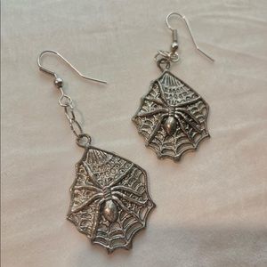 Spider Web Earrings